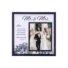 Custom wholesale high quality Retro Wooden Color Art Wedding Family Photo Frame Wall Hanging Creative Picture Frame